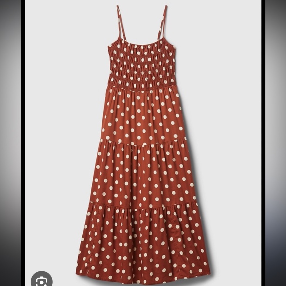 GAP Polka Dot Brown and White Dress